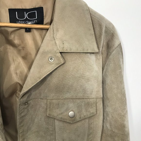 Vintage Cropped Suede Jacket - Picture 10 of 15